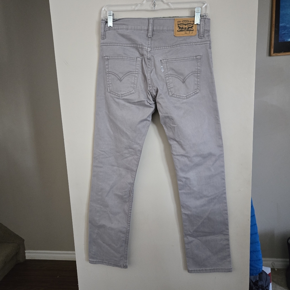 5 for $25 Levi's Mens Gray Jeans Slim Fit 27 Pants